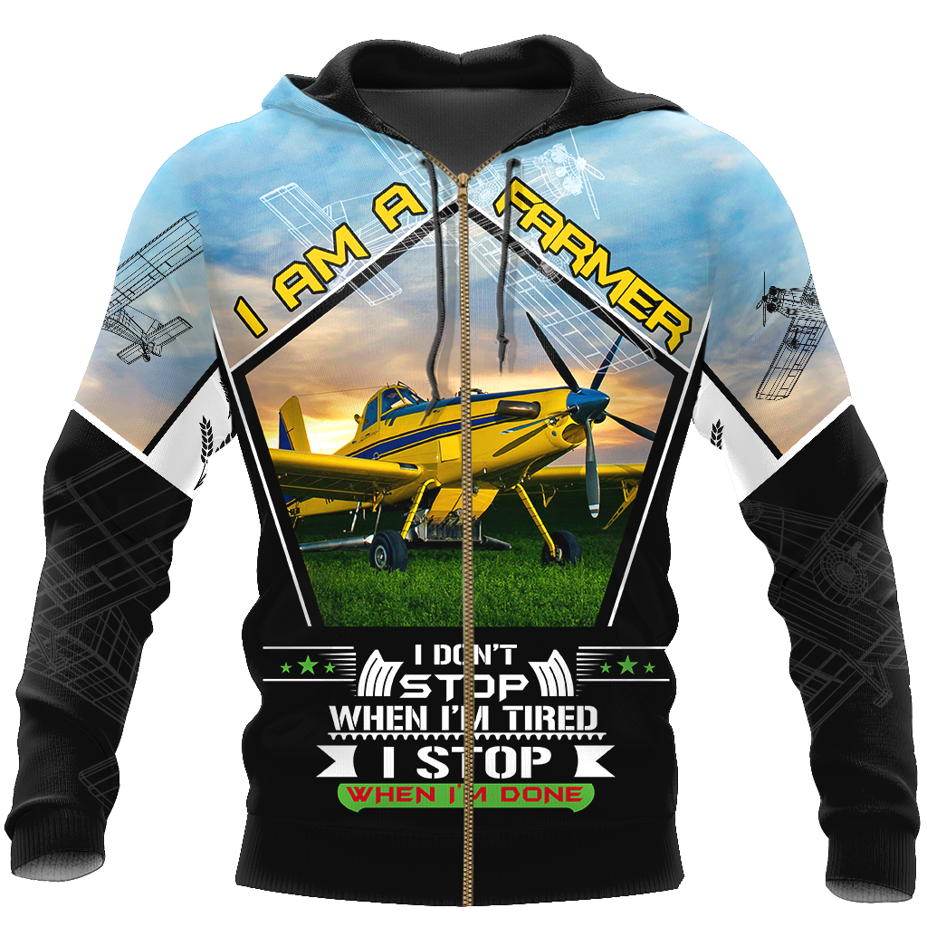 Farmer 3D All Over Printed Shirts for Men and Women AM240203-Apparel-TT-Zipped Hoodie-S-Vibe Cosy™