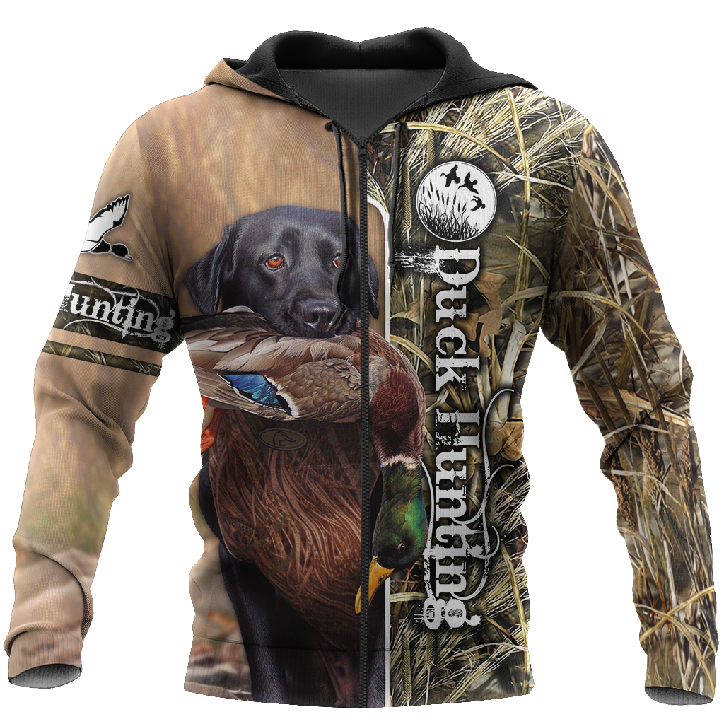 Mallard Duck Hunting 3D All Over Printed Shirts for Men and Women AM261105-Apparel-TT-Zipped Hoodie-S-Vibe Cosy™