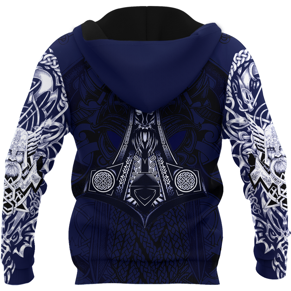 Odin Viking Tattoo Style-Apparel-HP Arts-Hoodie-S-Vibe Cosy™