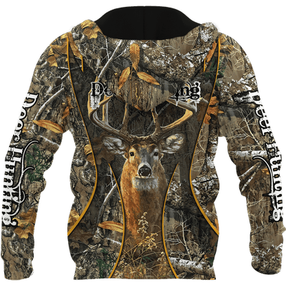Deer Hunting 3D All Over Printed Shirts For Men LAM