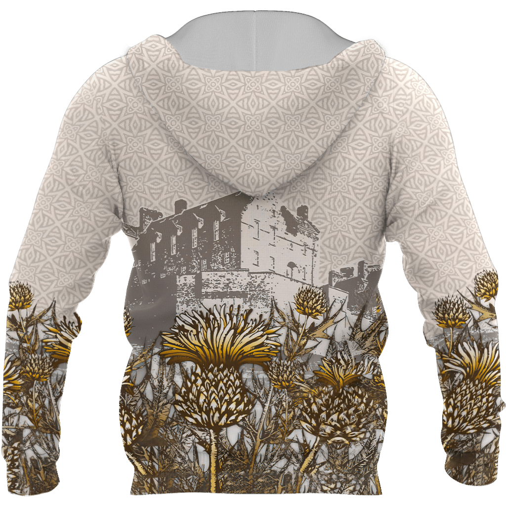 Hoodie Scotland Vintage Over Printed Hoodie TP