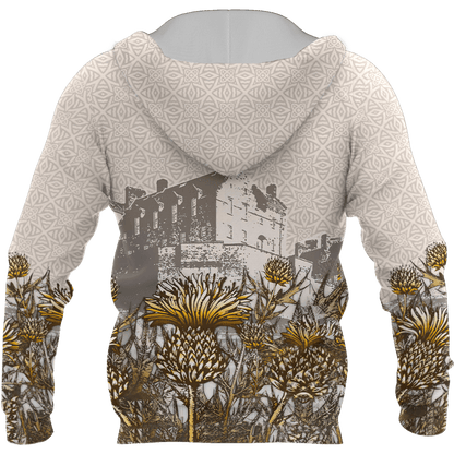 Hoodie Scotland Vintage Over Printed Hoodie TP