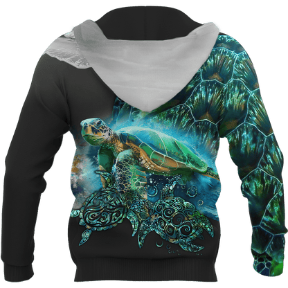 Turtle 3D Hoodie shirt for men and women customize name AM102025