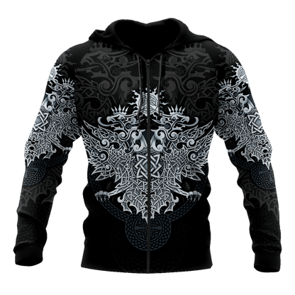3D All Over Printed Tribal Slavz Tattoo AM102085