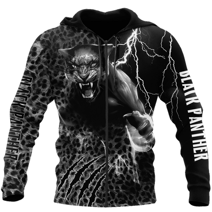 The Black Panther Power 3D All Over Print Hoodie AM092006