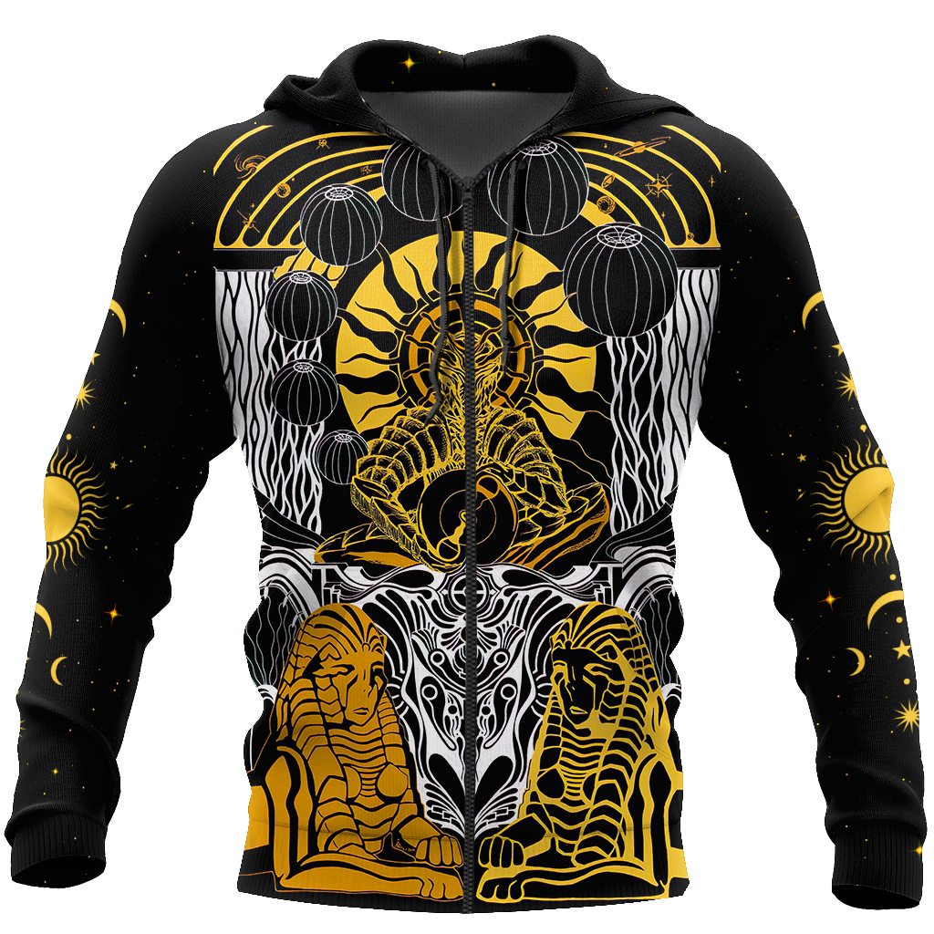 Tarot Cards The Chariot 3D All Over Printed Shirts For Men and Women AM150602-Apparel-TT-Zipped Hoodie-S-Vibe Cosy™