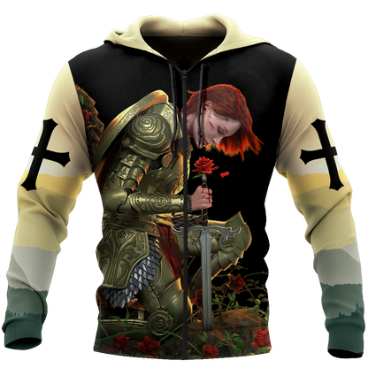 A CHILD OF GOD A WOMAN OF FAITH A WARRIOR OF CHRIST ALL OVER PRINTED SHIRTS-Apparel-HP Arts-Zipper Hoodie-S-Vibe Cosy™