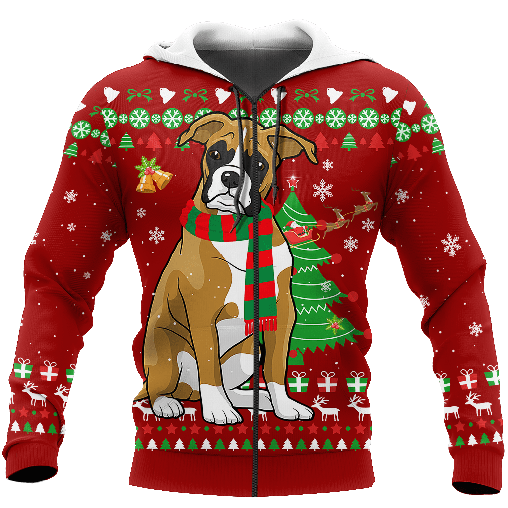 Boxer hoodie shirt for men and women AM082061