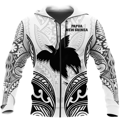 Papua New Guinea 3D Printed Shirts-Apparel-TT-Zipped Hoodie-S-Vibe Cosy™