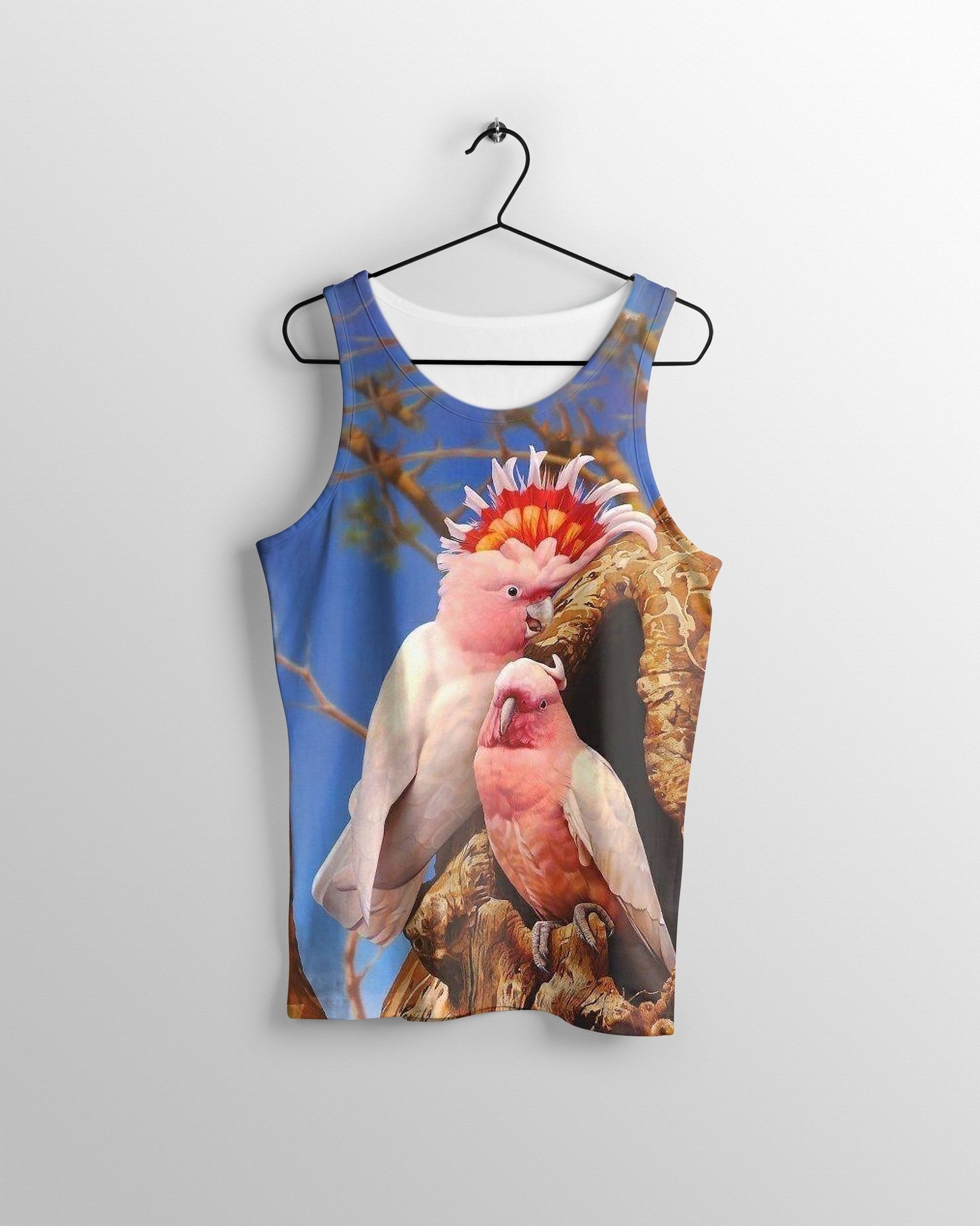 3D Printed Parrots Tops-Apparel-PHL-Tank top-S-Vibe Cosy™