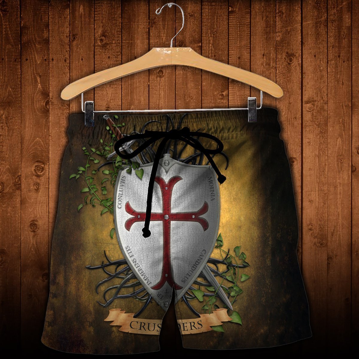 3D All Over Printed Knights Templar Shirts and Shorts-Knights Templar-RoosterArt-Shorts-XS-Vibe Cosy™