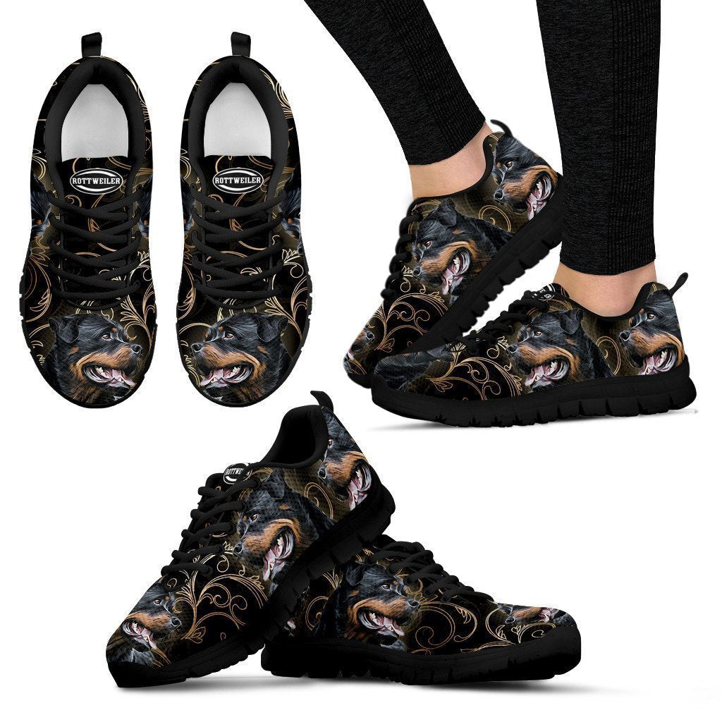 ROTTWEILER LOVERS Women's Sneakers-6teenth World™-Women's Sneakers-US5 (EU35)-Vibe Cosy™
