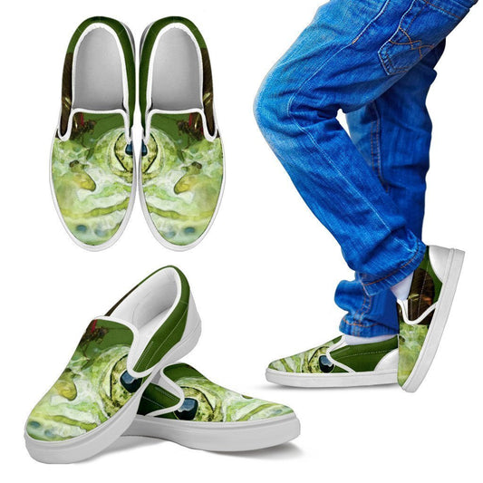 Kid's Slip Ons Hop Along (White Soles)-6teenth World™-Kid's Slip Ons-11 CHILD (EU28)-Vibe Cosy™