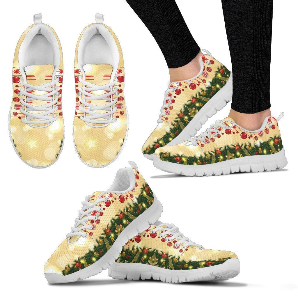 Balls of Christmas Women's Sneakers-6teenth World™-Women's Sneakers-US5 (EU35)-Vibe Cosy™