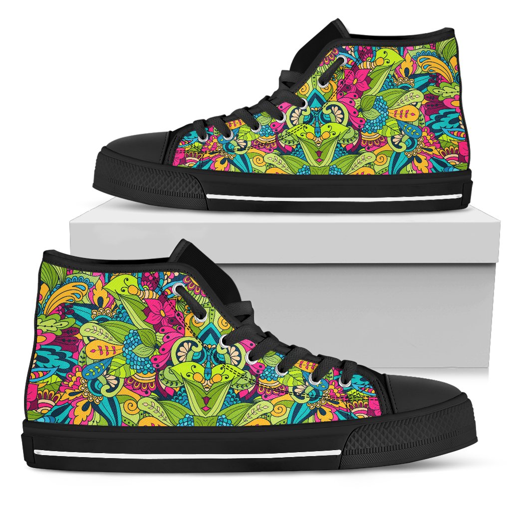 Donna Sneakers Alte Nero-Amaze Style™-Womens High Top - Donna Sneakers Alte Nero-US5.5 (EU36)-Vibe Cosy™
