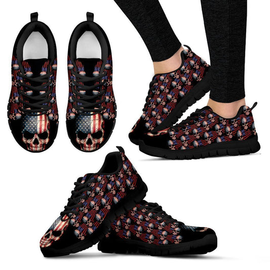 American Skull Women's Sneakers-6teenth World™-Women's Sneakers-US5 (EU35)-Vibe Cosy™
