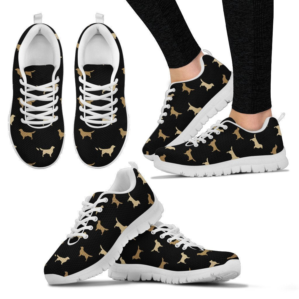 Golden Retriever Women's Sneakers-6teenth World™-Women's Sneakers-US5 (EU35)-Vibe Cosy™