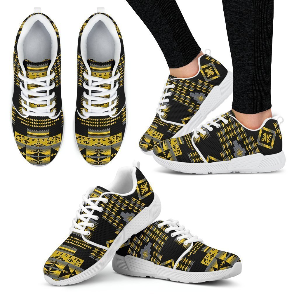 Seven Tribes Yellow Ocre Sopo Women's Athletic Sneakers White Sole-6teenth World™-Women's Athletic Sneakers-US5 (EU35)-Vibe Cosy™