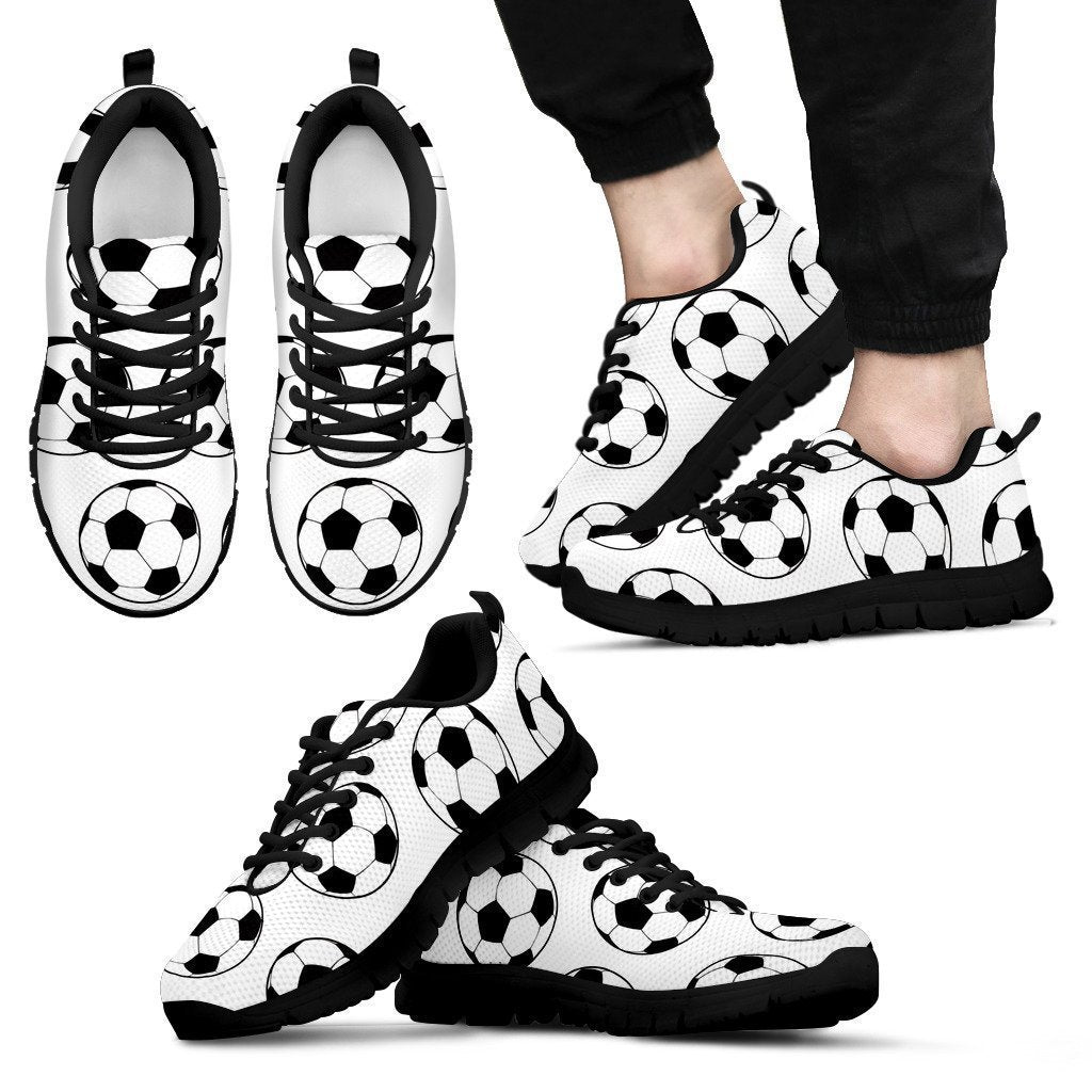 Soccer Shoes-Shoes-6teenth Outlet-Men's Sneakers - Black - Soccer Shoes-US5 (EU38)-Vibe Cosy™