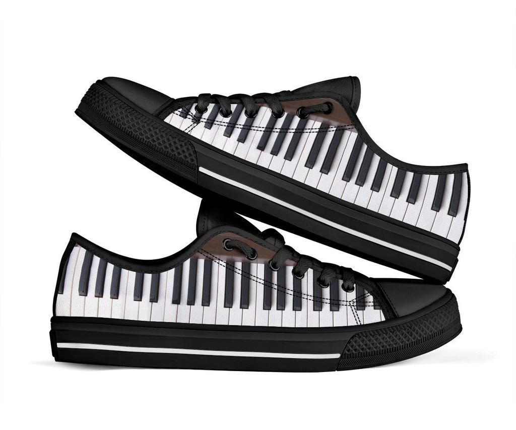 Piano Key Low Top Shoes HG01-Apparel-HG-US5 (EU38)-MEN'S LOW TOP-Vibe Cosy™