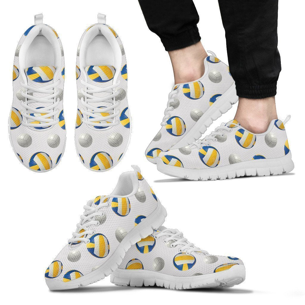 Volleyball shoes-Shoes-6teenth Outlet-Men's Sneakers - White - Volleyball shoes-US5 (EU38)-Vibe Cosy™