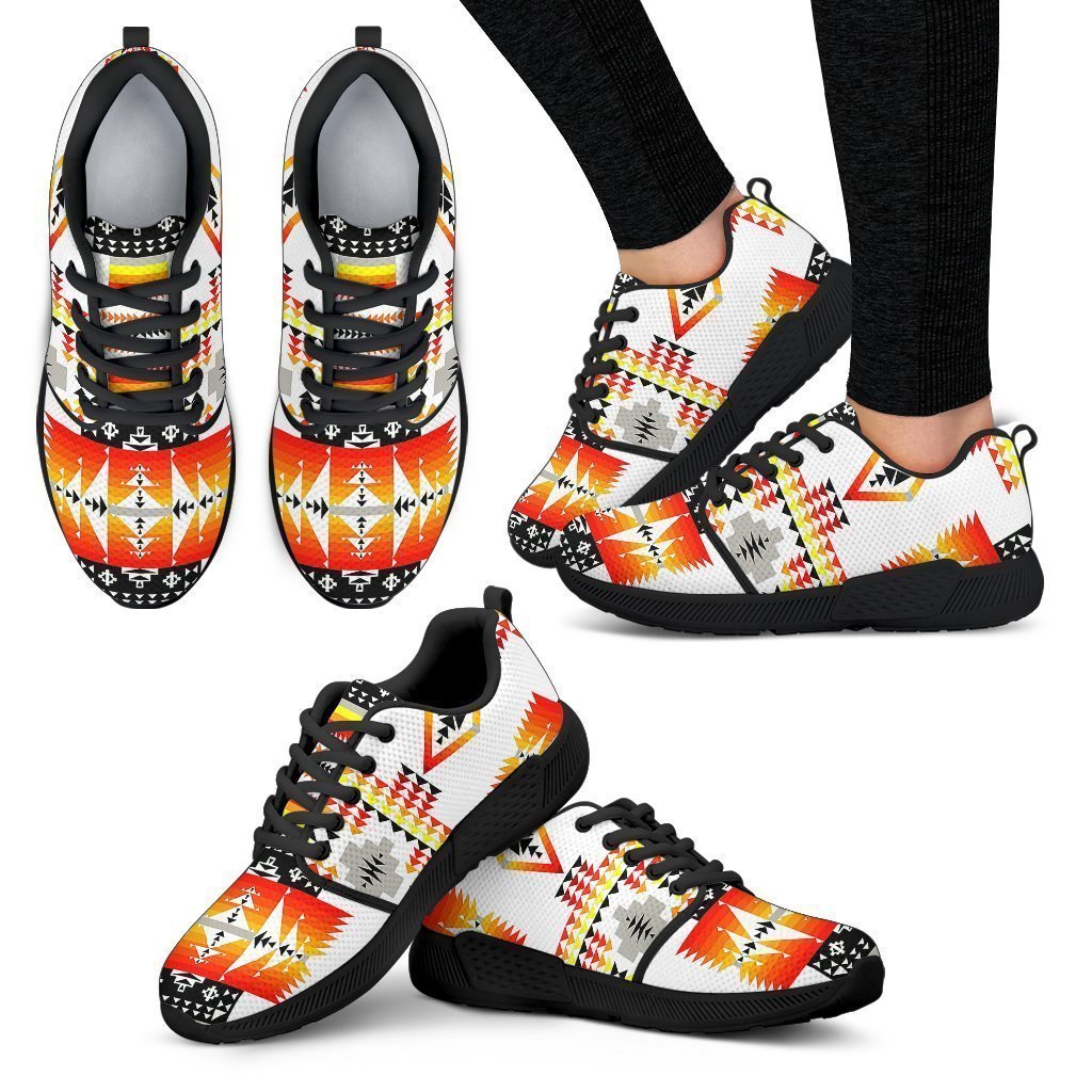 Seven Tribes White Sopo Women's Athletic Sneakers-6teenth World™-Women's Athletic Sneakers-US5 (EU35)-Vibe Cosy™