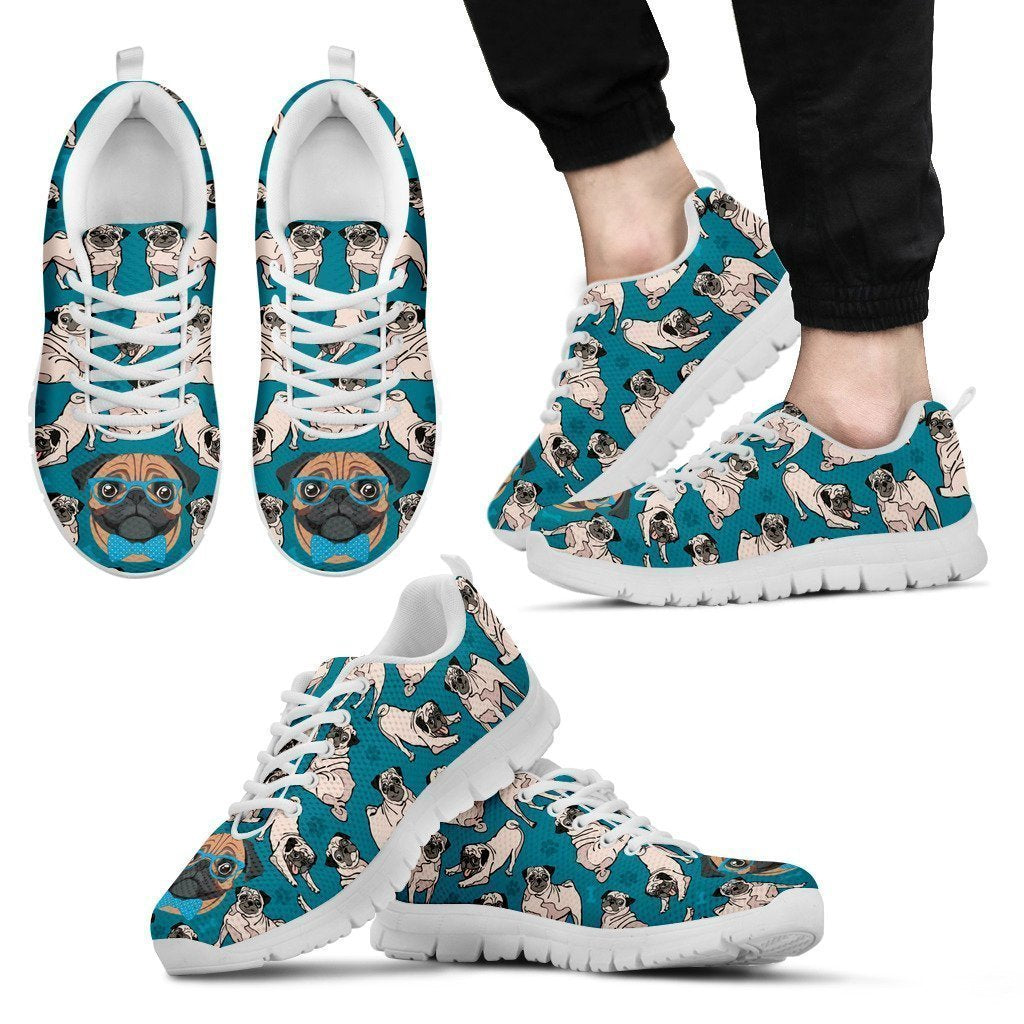 Pug Love men's Sneakers-6teenth World™-Men's Sneakers-US5 (EU38)-Vibe Cosy™