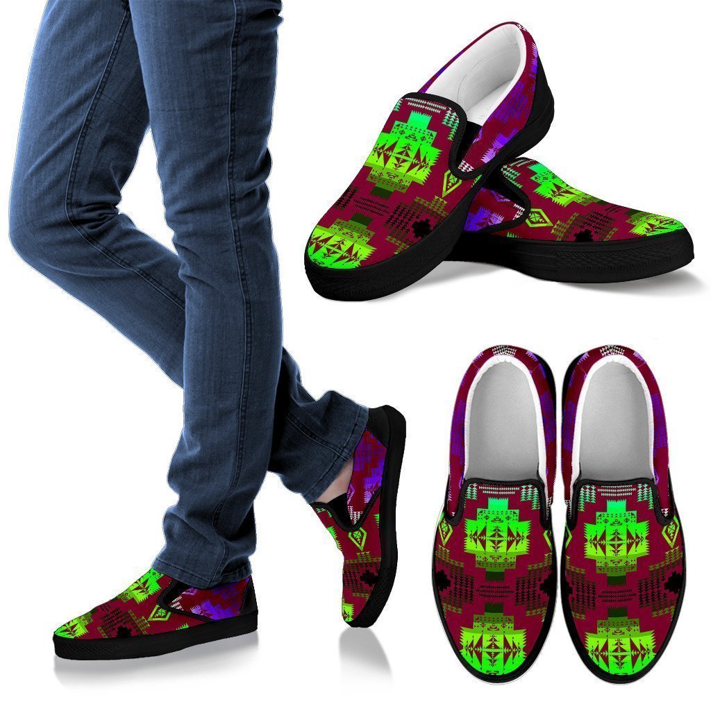 Plum Shades Sopo Men's Slip Ons-6teenth World™-Kid's Sneakers-US8 (EU40)-Vibe Cosy™