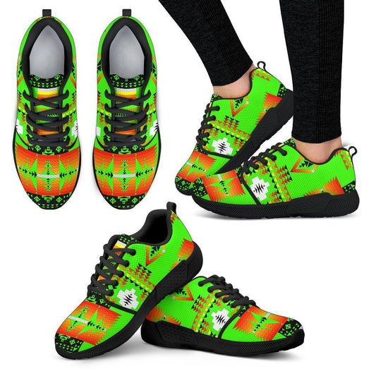 Seven Tribes Lime Green Sopo Women's Athletic Sneakers-6teenth World™-Women's Athletic Sneakers-US5 (EU35)-Vibe Cosy™