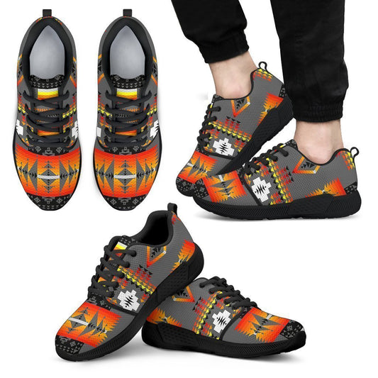 Seven Tribes Gray Sopo Men's Athletic Sneakers-6teenth World™-Men's Athletic Sneakers-US5 (EU38)-Vibe Cosy™