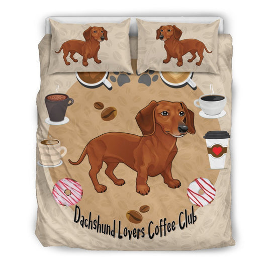 Dachshund Lovers Bedding Set for Lovers of Dachshunds-6teenth World™-Bedding Set-US Twin-Vibe Cosy™