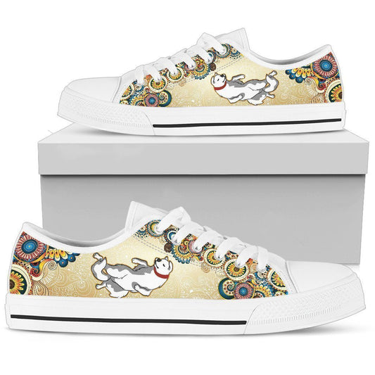 Great Pyrenees Women's Low Top Shoe-6teenth World™-Women's Low Top Shoe-US5.5 (EU36)-Vibe Cosy™