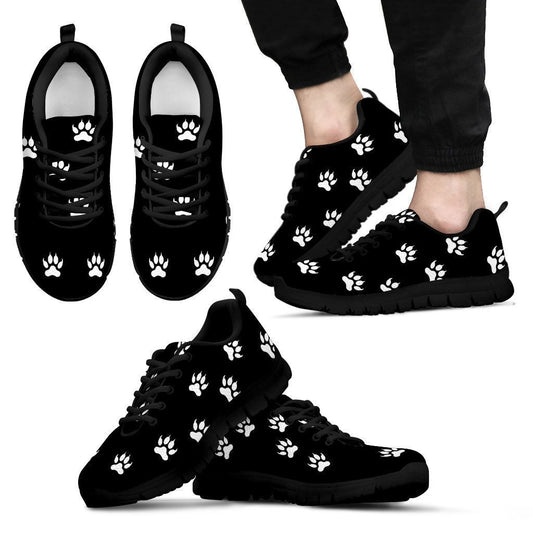Wolf footprints Men's Sneakers-6teenth World™-Men's Sneakers-US5 (EU38)-Vibe Cosy™