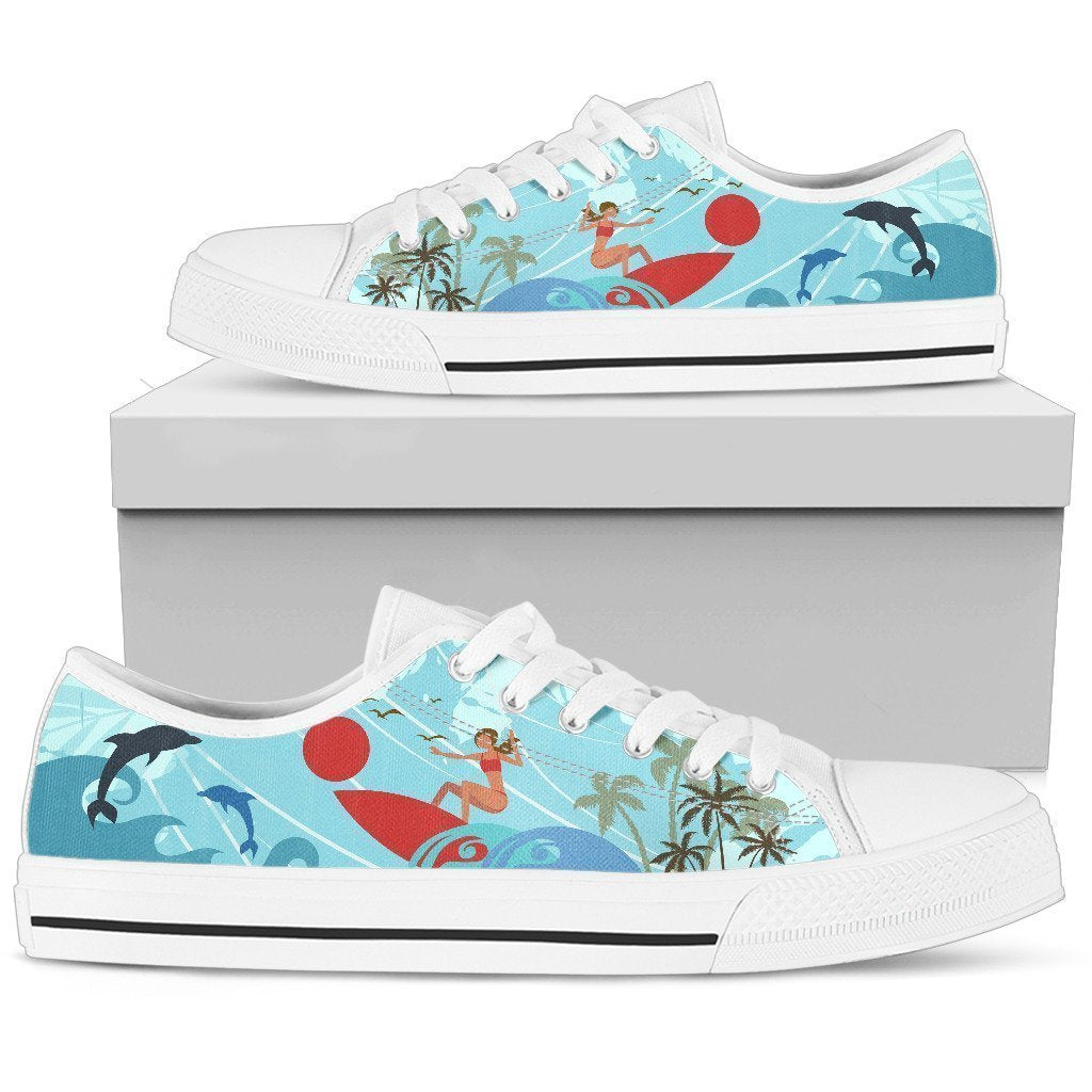 Surfing Women's Low Top Shoe-6teenth World™-Women's Low Top Shoe-US5.5 (EU36)-Vibe Cosy™