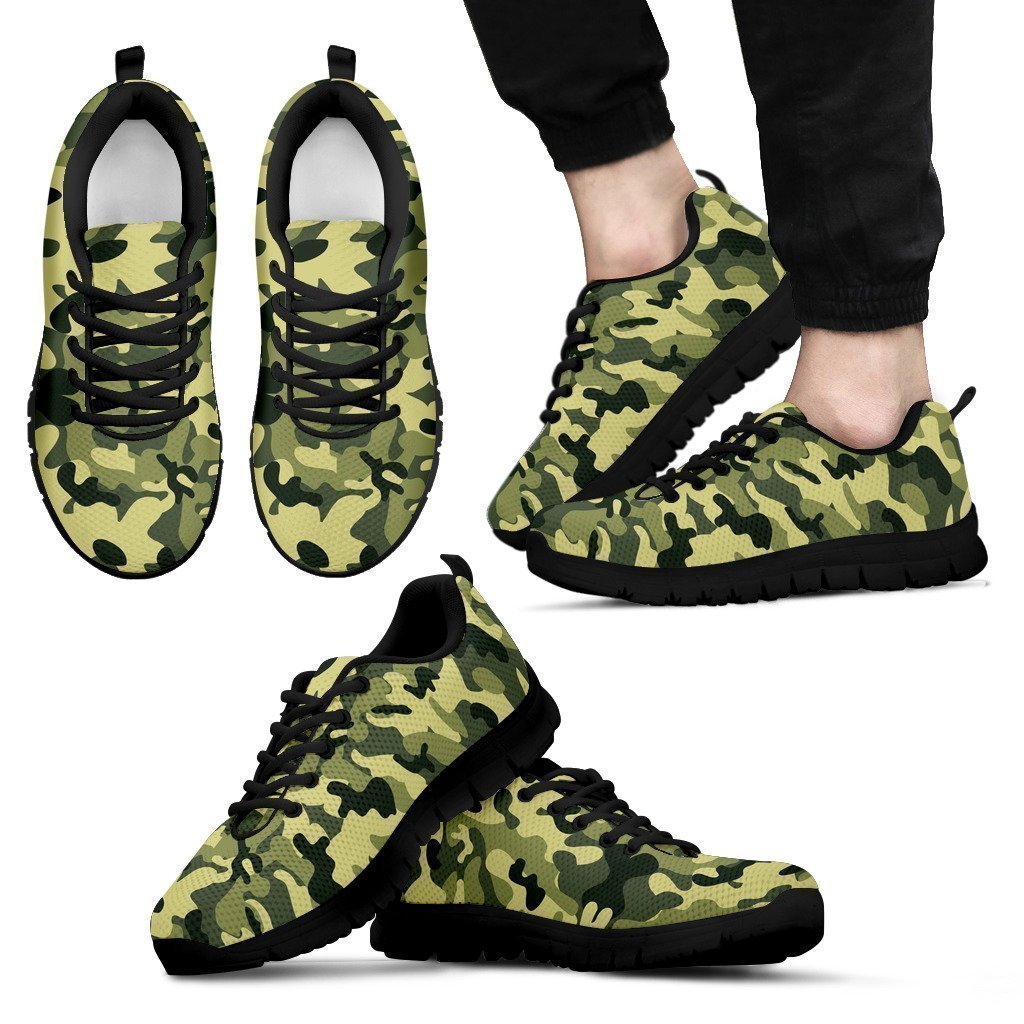 Camo Shoes-Shoes-6teenth Outlet-Men's Sneakers - Black - Camo Shoes-US5 (EU38)-Vibe Cosy™