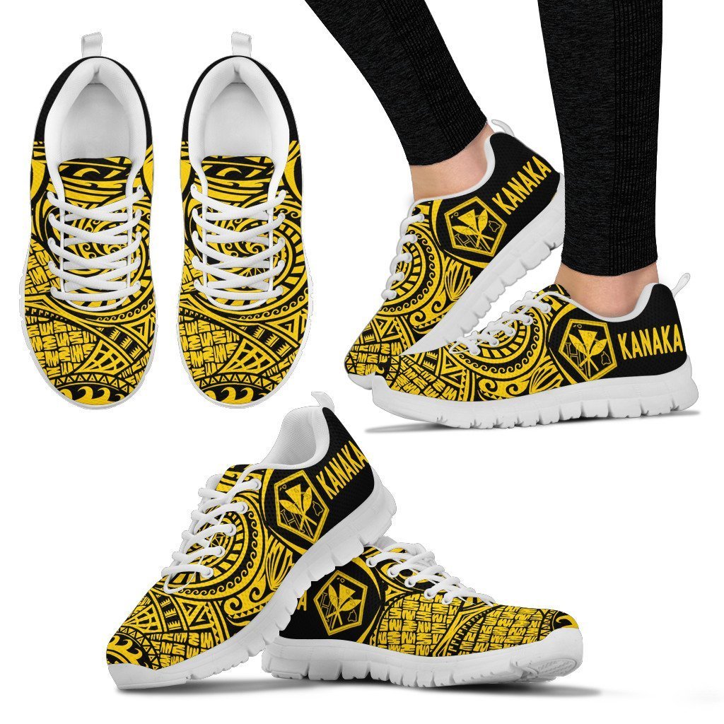 Kanaka Polynesian Sneakers 05 - J4-SNEAKERS-Alohawaii-Women's Sneakers-US5 (EU35)-White-Vibe Cosy™