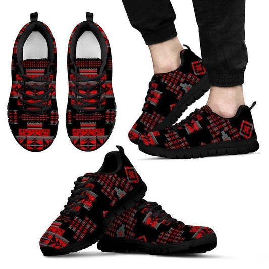 Seven Tribes Red Fire Sopo Men's Sneakers-6teenth World™-Men's Sneakers-US5 (EU38)-Vibe Cosy™