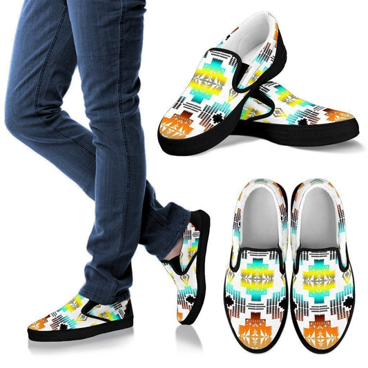 Canyon Frost Men's Slip Ons-6teenth World™-Kid's Sneakers-US8 (EU40)-Vibe Cosy™