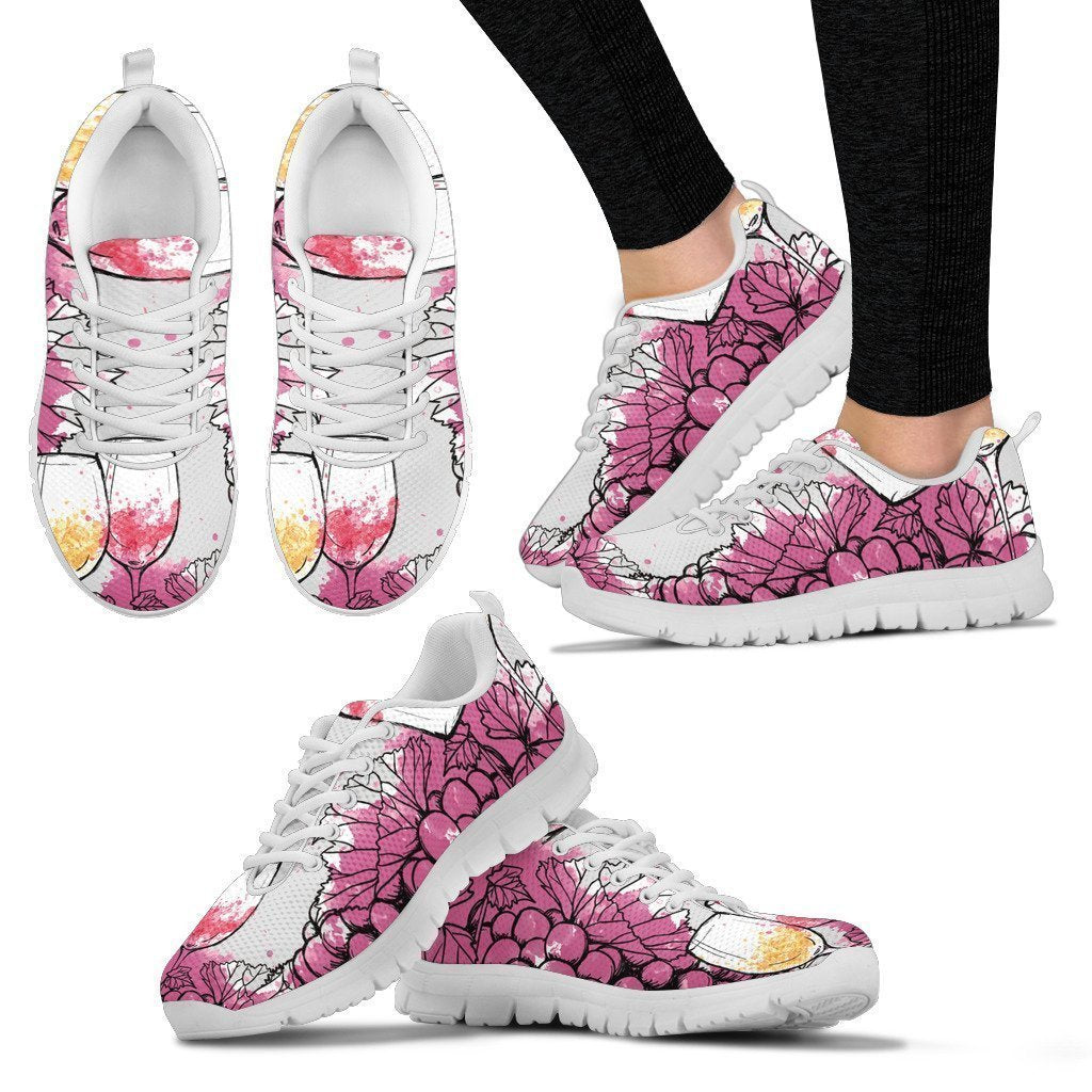 Wine Shoes-Shoes-6teenth Outlet-Women's Sneakers - White - Wine Shoes-US5 (EU35)-Vibe Cosy™