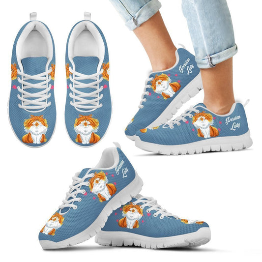 Persian Cat white Kid's Sneakers-6teenth World™-Kid's Sneakers-11 CHILD (EU28)-Vibe Cosy™