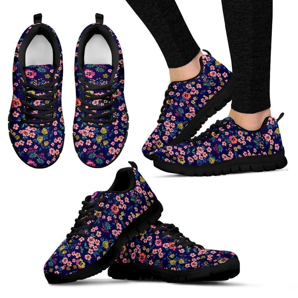 Flowers Women's Sneakers-6teenth World™-Women's Sneakers-US5 (EU35)-Vibe Cosy™