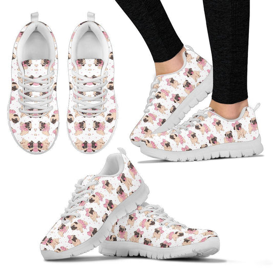 Pug Women's Sneakers-6teenth World™-Women's Sneakers-US5 (EU35)-Vibe Cosy™