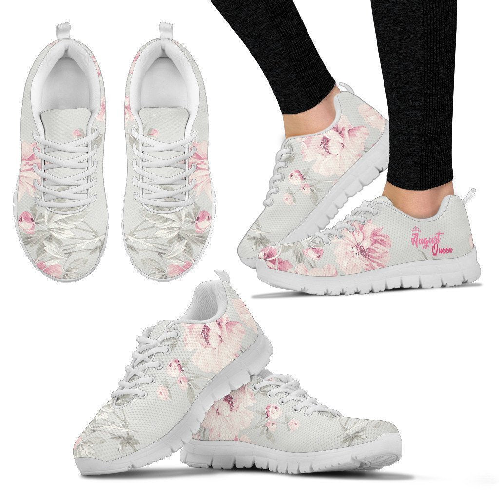 AUGUST QUEEN FLORAL SNEAKER-August-Ocean Gadget™-Women's Sneakers - White Sole-US5 (EU35)-Vibe Cosy™