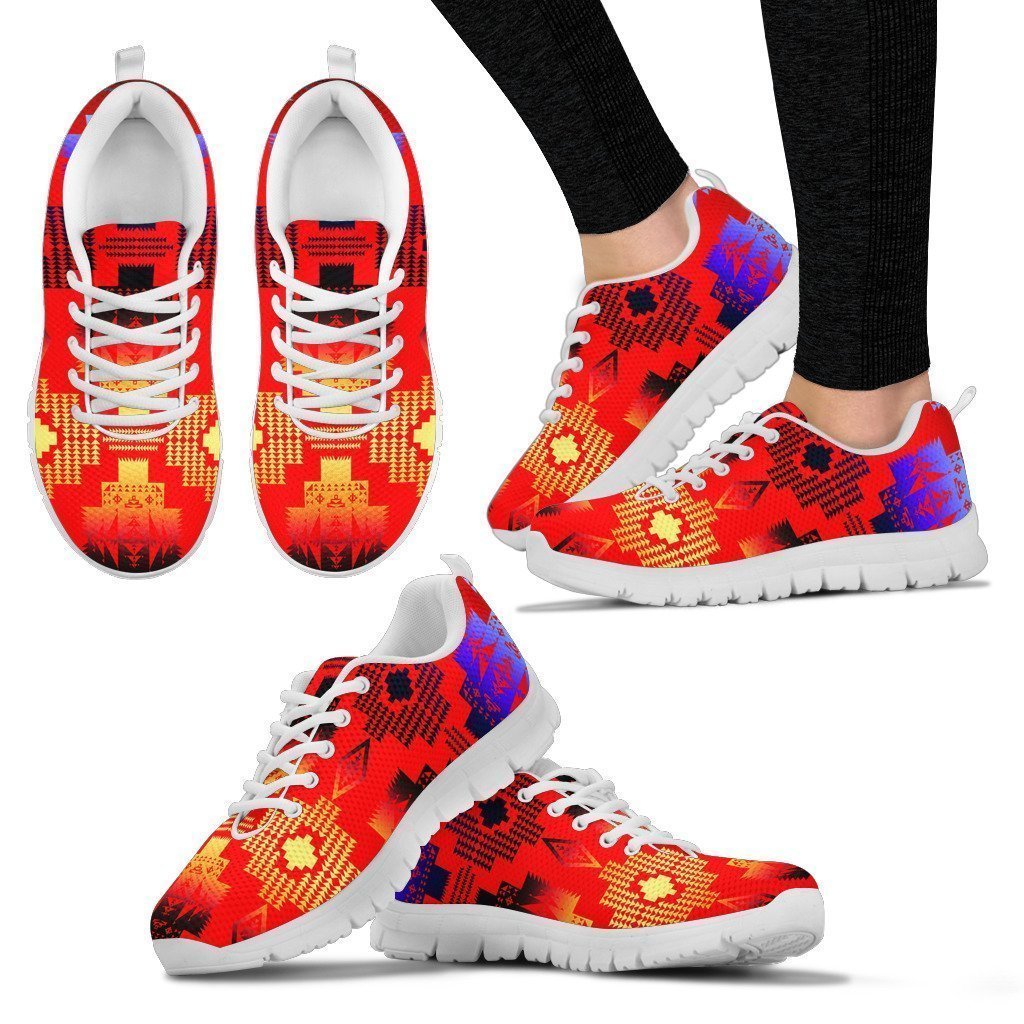 Seven Tribes Double Horizon Red Sopo Women's Sneakers-6teenth World™-Women's Sneakers-US5 (EU35)-Vibe Cosy™