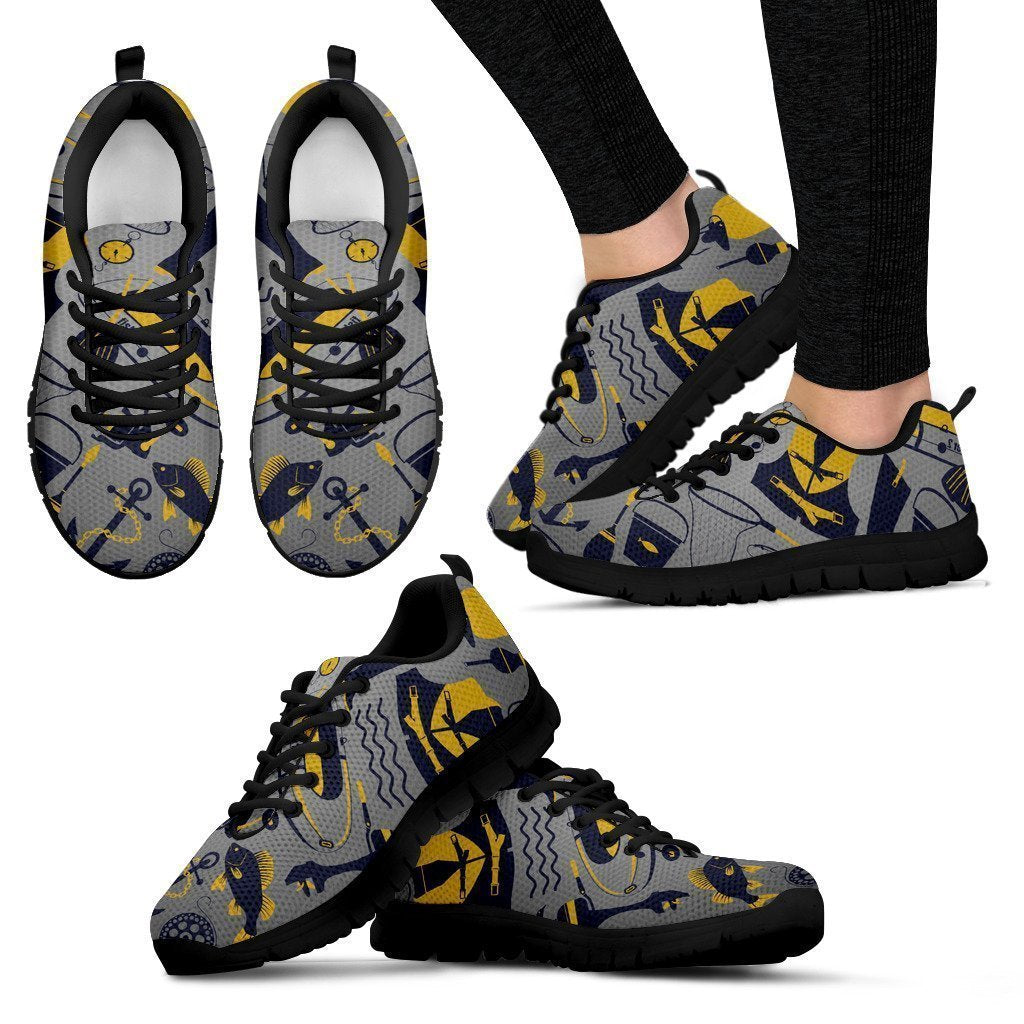 Fishing Women's Sneakers-6teenth World™-Women's Sneakers-US5 (EU35)-Vibe Cosy™