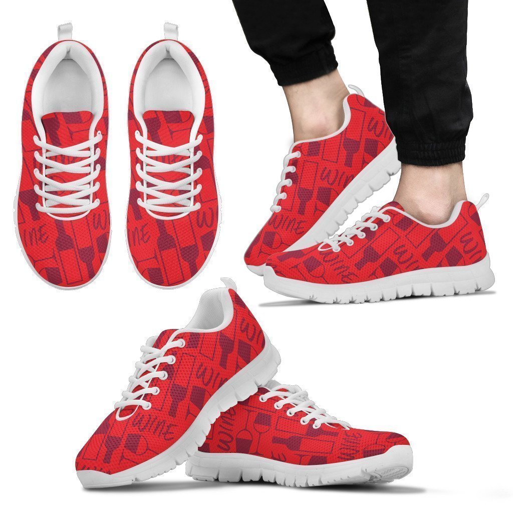 Wine Shoes-Shoes-6teenth Outlet-Men's Sneakers - White - Wine Shoes-US5 (EU38)-Vibe Cosy™
