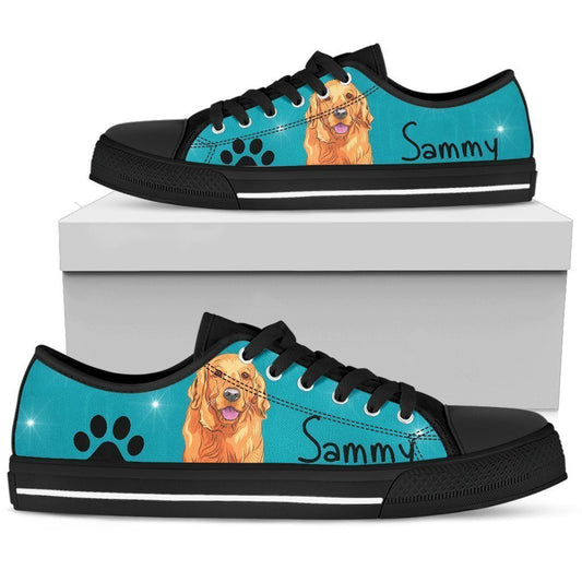 Golden Retriever Women's Low Top Shoe-6teenth World™-Women's Low Top Shoe-US5.5 (EU36)-Vibe Cosy™