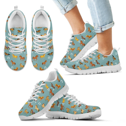 Horse Lovely Kid's Sneakers-6teenth World™-Kid's Sneakers-11 CHILD (EU28)-Vibe Cosy™
