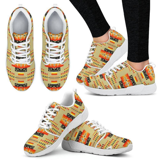 Seven Tribes Tan Sopo Women's Athletic Sneakers White Sole-6teenth World™-Women's Athletic Sneakers-US5 (EU35)-Vibe Cosy™