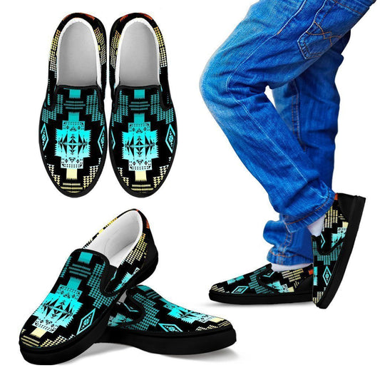 Seven Tribes 20 Shades Sopo Kid's Slip Ons-6teenth World™-Kid's Slip Ons-11 CHILD (EU28)-Vibe Cosy™